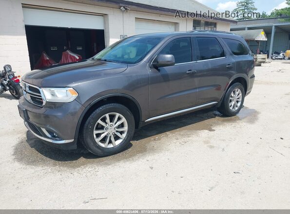 1C4RDJAG5JC194084 2018 DODGE DURANGO Gray Передня ліва чверть