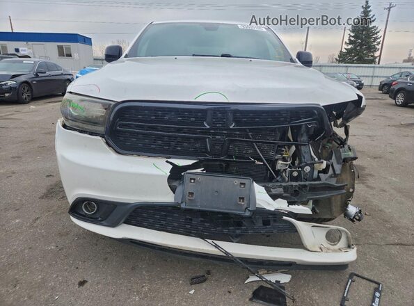 1C4RDJAG5JC210199 2018 DODGE DURANGO White წინა ხედი