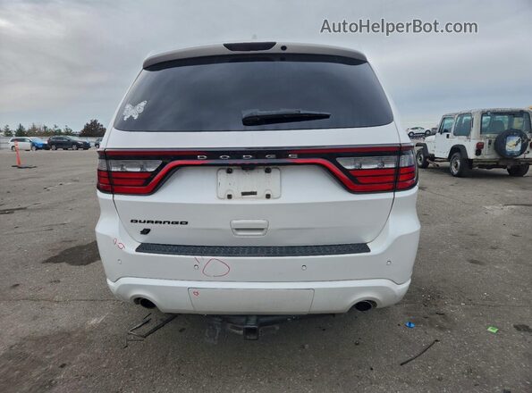 1C4RDJAG5JC210199 2018 DODGE DURANGO White უკანა ხედი