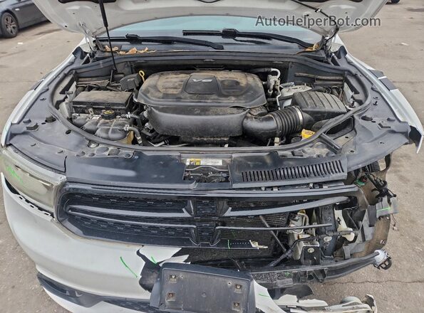 1C4RDJAG5JC210199 2018 DODGE DURANGO White ძრავის განყოფილების ხედი