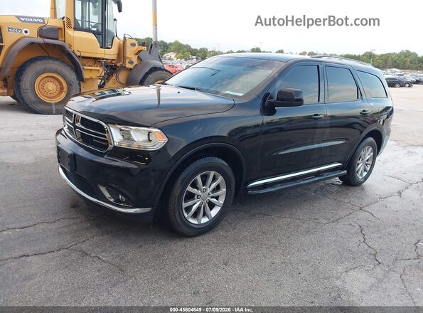 1C4RDJAG6GC449138 2016 DODGE DURANGO Black Vista tres cuartos delantera izquierda
