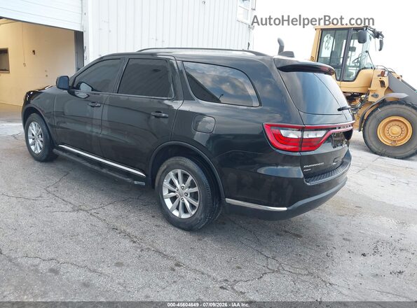 1C4RDJAG6GC449138 2016 DODGE DURANGO Black Trasero izquierdo