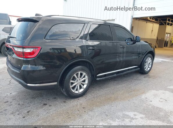 1C4RDJAG6GC449138 2016 DODGE DURANGO Black Trasero derecho