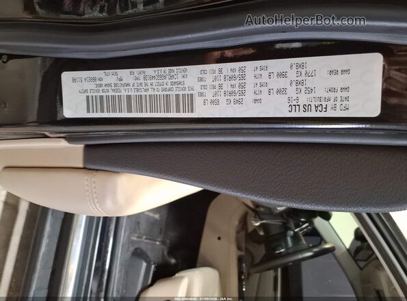 1C4RDJAG6GC449138 2016 DODGE DURANGO Black Vista del compartimento del motor