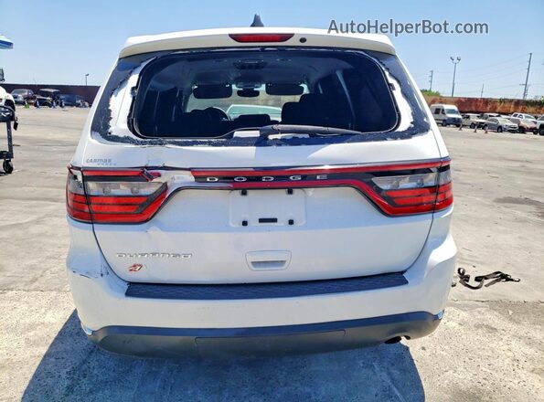 1C4RDJAG6HC929052 2017 DODGE DURANGO Белый Вид сзади