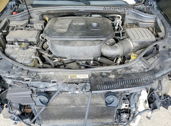 1C4RDJAG6JC112136 2018 DODGE DURANGO Black ძრავის განყოფილების ხედი