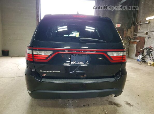 1C4RDJAG6JC112136 2018 DODGE DURANGO Black უკანა ხედი