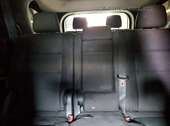 1C4RDJAG6JC112136 2018 DODGE DURANGO Black უკანა სავარძლების ხედი