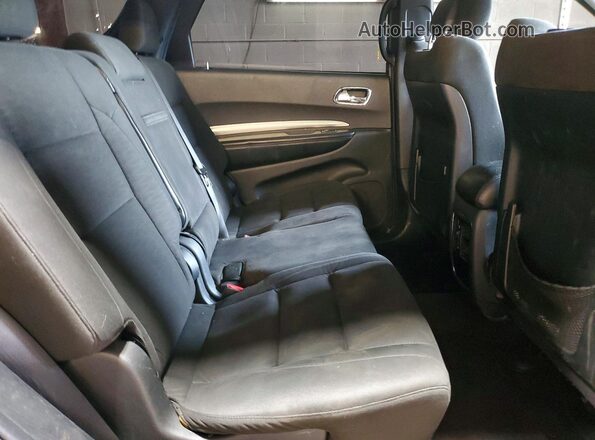1C4RDJAG6JC112136 2018 DODGE DURANGO Black უკანა სალონის ხედი