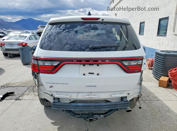 1C4RDJAG6JC176435 2018 DODGE DURANGO Белый Вид сзади