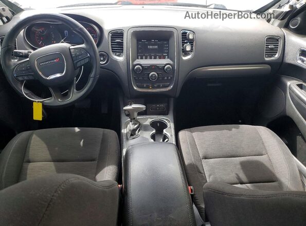 1C4RDJAG6JC176435 2018 DODGE DURANGO Белый Вид панели приборов