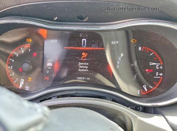 1C4RDJAG6JC292122 2018 DODGE DURANGO Серый Вид щитка приборов