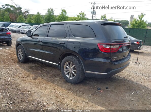 1C4RDJAG6JC346244 2018 DODGE DURANGO Black Задня ліва чверть
