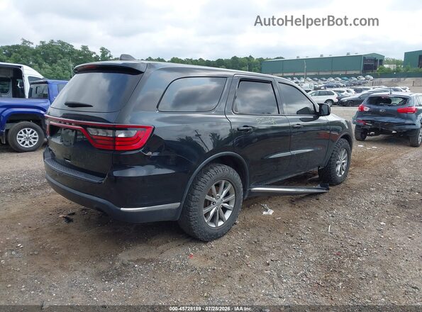 1C4RDJAG6JC346244 2018 DODGE DURANGO Black Задня права чверть