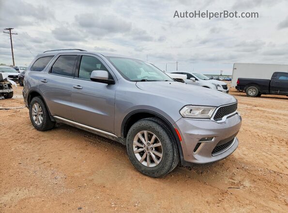 1C4RDJAG6MC697210 2021 DODGE DURANGO Silver Front right