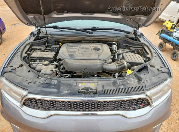 1C4RDJAG6MC697210 2021 DODGE DURANGO Silver Engine compartment view