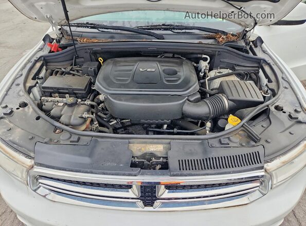 1C4RDJAG7HC937385 2017 DODGE DURANGO White Engine compartment view