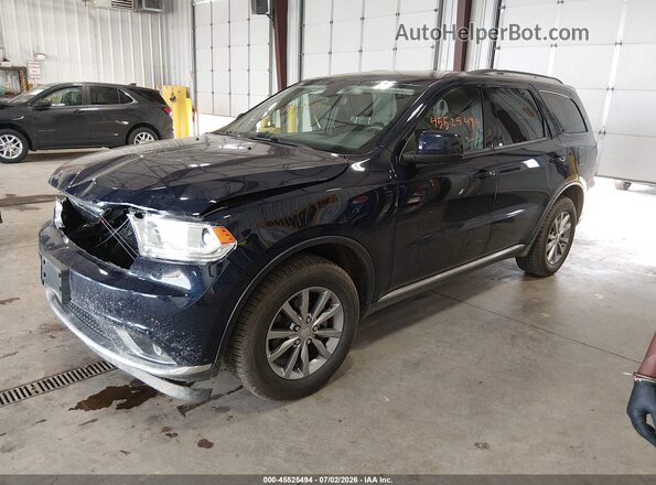 1C4RDJAG7JC372240 2018 DODGE DURANGO Dark Blue Front left