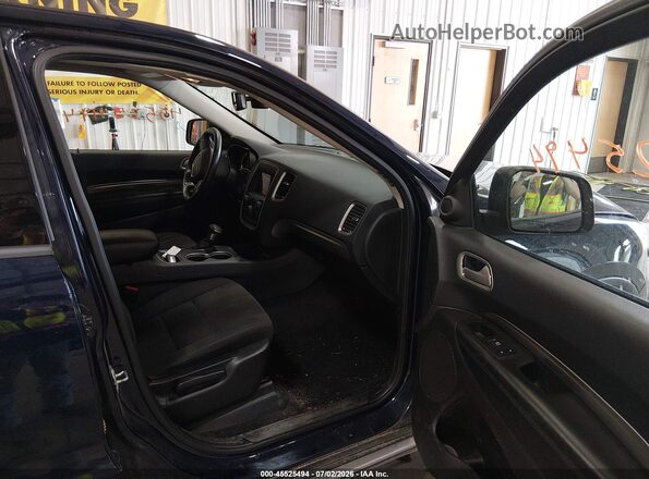 1C4RDJAG7JC372240 2018 DODGE DURANGO Dark Blue Front interior view