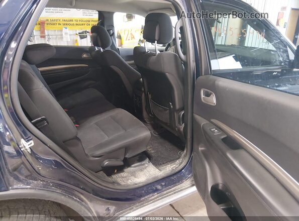 1C4RDJAG7JC372240 2018 DODGE DURANGO Dark Blue VIN sticker view
