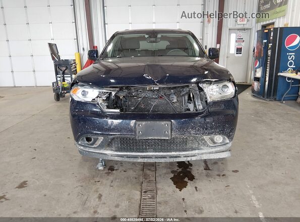 1C4RDJAG7JC372240 2018 DODGE DURANGO Dark Blue Instrument cluster view