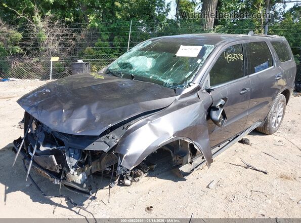 1C4RDJAG7JC474671 2018 DODGE DURANGO Gray Widok z przodu