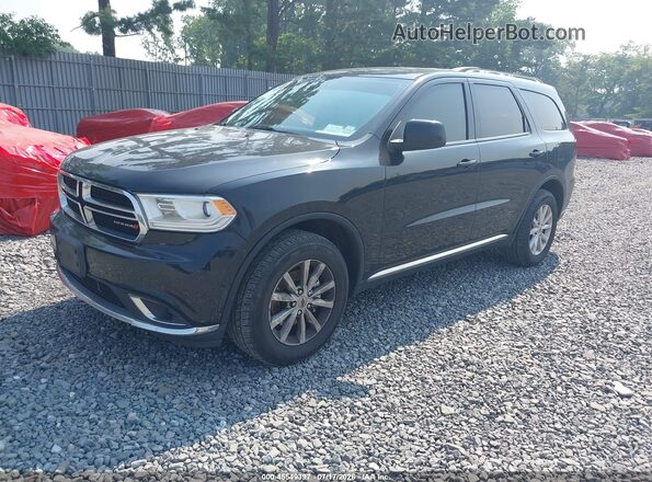 1C4RDJAG7KC744466 2019 DODGE DURANGO Черный Передняя левая четверть