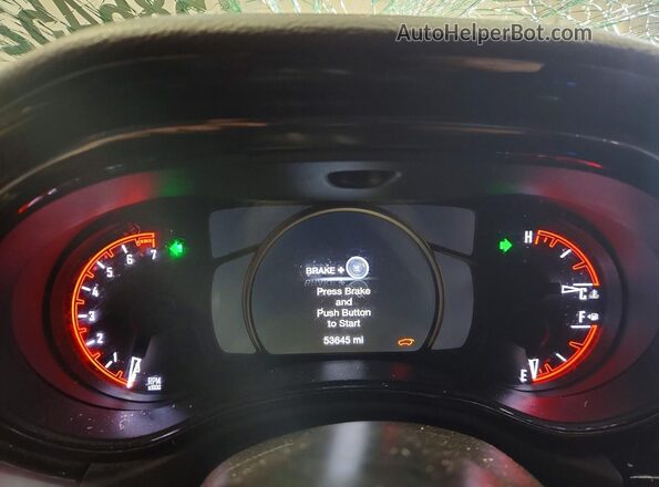1C4RDJAG7PC564864 2023 DODGE DURANGO Черный Вид щитка приборов
