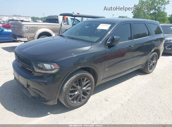 1C4RDJAG8GC433393 2016 DODGE DURANGO Black წინა მარცხენა ხედი სამი მეოთხედიდან