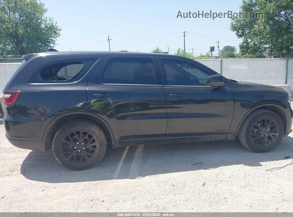 1C4RDJAG8GC433393 2016 DODGE DURANGO Black უკანა სალონის ხედი