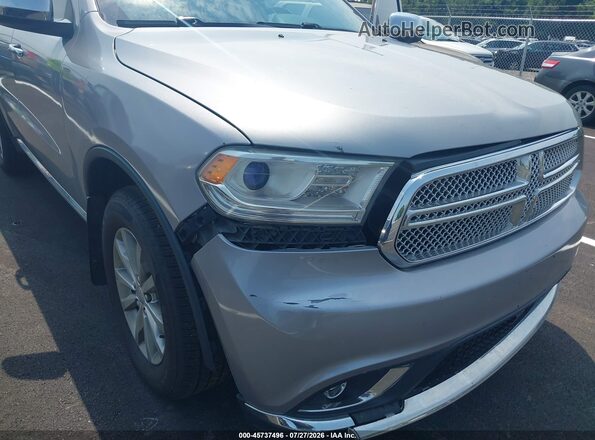 1C4RDJAG8HC660133 2017 DODGE DURANGO Silver Front view