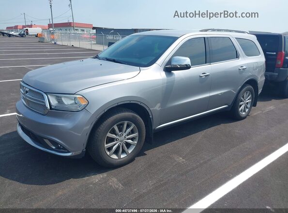1C4RDJAG8HC660133 2017 DODGE DURANGO Silver Front left