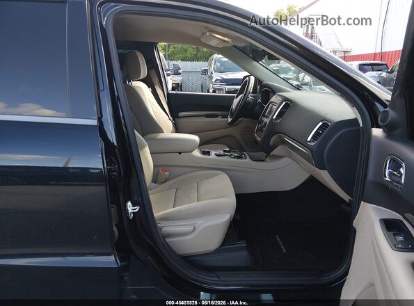 1C4RDJAG8HC680947 2017 DODGE DURANGO Black წინა სალონის ხედი