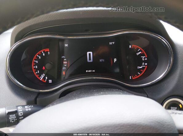 1C4RDJAG8HC680947 2017 DODGE DURANGO Black უკანა სავარძლების ხედი
