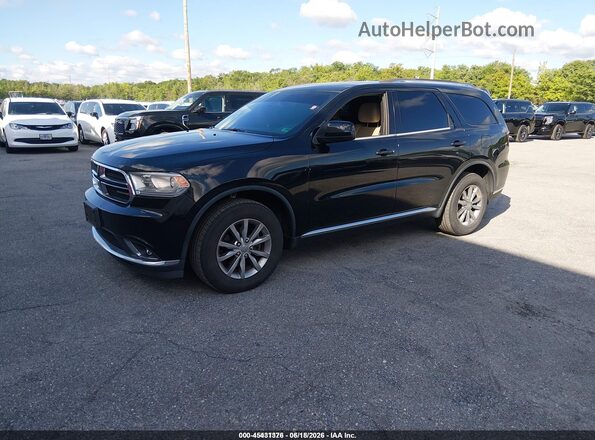 1C4RDJAG8HC680947 2017 DODGE DURANGO Black წინა მარცხენა ხედი სამი მეოთხედიდან