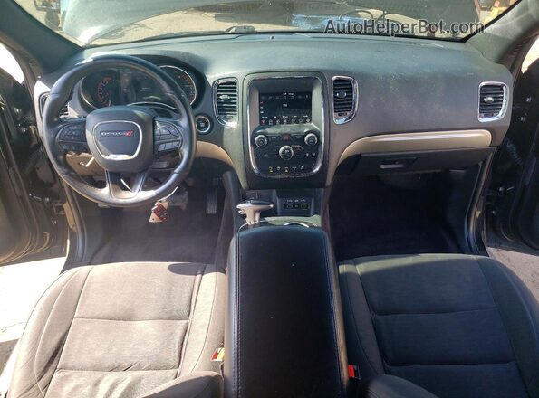 1C4RDJAG8JC291585 2018 DODGE DURANGO Black Widok deski rozdzielczej