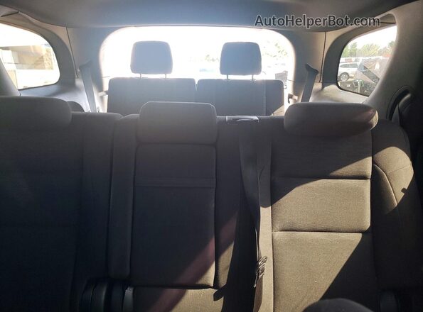 1C4RDJAG8JC291585 2018 DODGE DURANGO Black Widok tylnych siedzeń