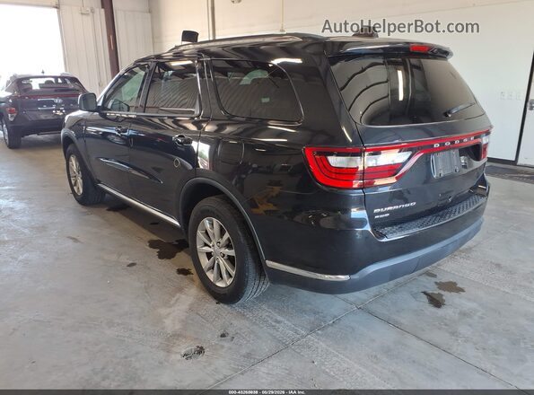 1C4RDJAG9GC455712 2016 DODGE DURANGO Black Задня ліва чверть