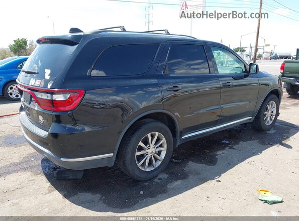 1C4RDJAG9HC725958 2017 DODGE DURANGO Black Rear right