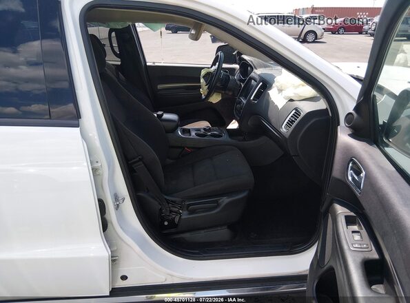 1C4RDJAG9HC780846 2017 DODGE DURANGO White Вид салону спереду