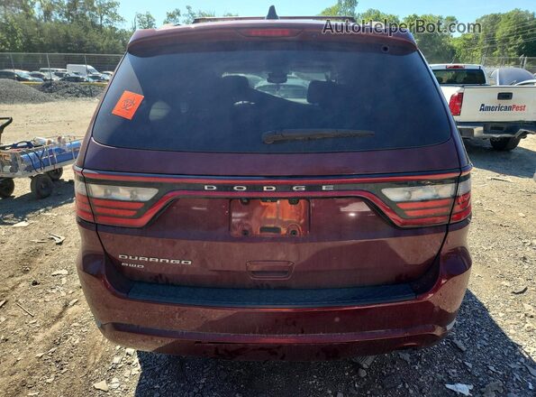 1C4RDJAG9HC960926 2017 DODGE DURANGO Burgundy Հետևի տեսք