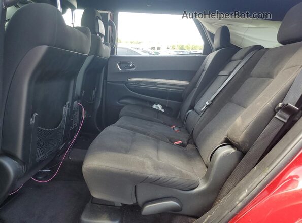 1C4RDJAG9JC266002 2018 DODGE DURANGO Red Rear interior view