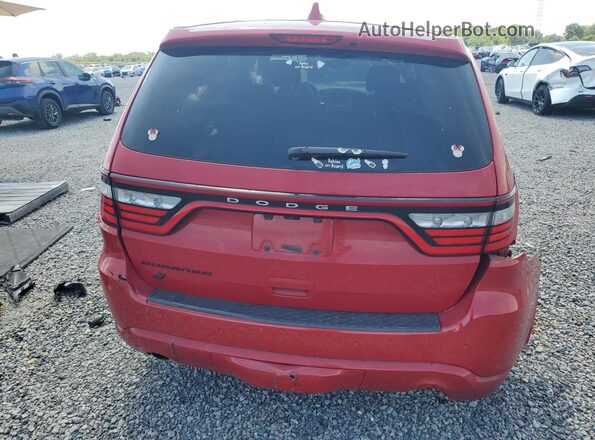 1C4RDJAG9JC266002 2018 DODGE DURANGO Red Rear view