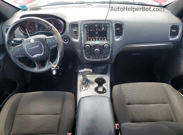 1C4RDJAG9JC266002 2018 DODGE DURANGO Red Dashboard view