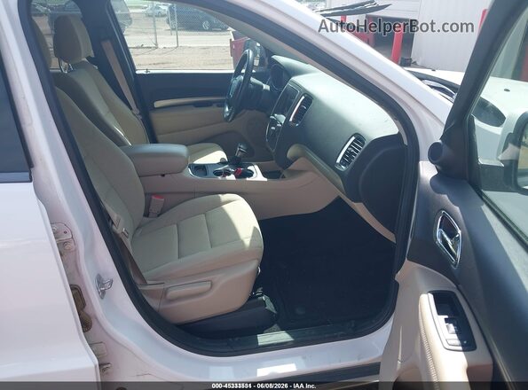 1C4RDJAG9JC439288 2018 DODGE DURANGO White Widok wnętrza z przodu