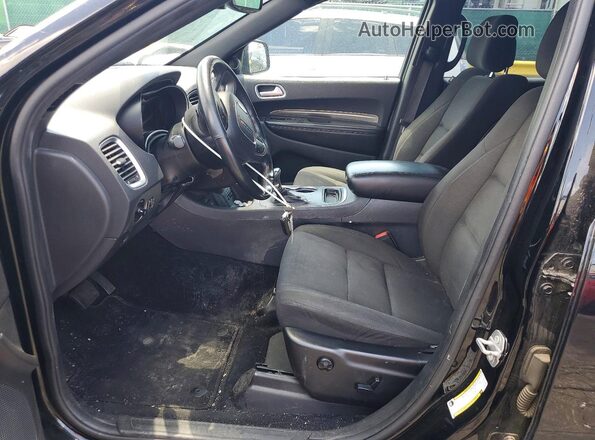 1C4RDJAG9KC651285 2019 DODGE DURANGO Черный Вид салона спереди