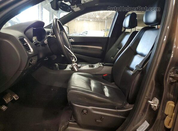 1C4RDJDG0HC907477 2017 DODGE DURANGO Gray წინა სალონის ხედი