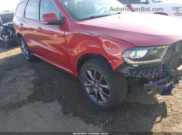1C4RDJDG0JC362595 2018 DODGE DURANGO Red 