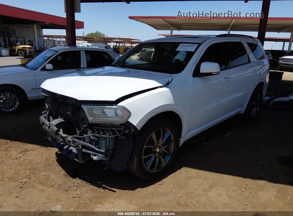 1C4RDJDG0JC414565 2018 DODGE DURANGO White Front left