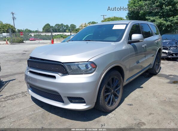 1C4RDJDG0KC780673 2019 DODGE DURANGO Silver Front left